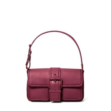 Imagem de Michael Kors Colby Bolsa de ombro média, amoreira, Amora, One Size