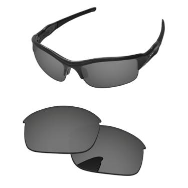 Imagem de PapaViva Lentes de reposição para óculos de sol Oakley Flak Jacket OO9008 63 mm, Preto cromado, Flak Jacket