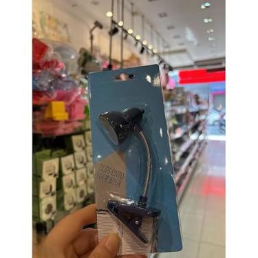 Imagem de Mini Luminária LED Flexível Portátil Luz Mesa Leitura Livro (Azul,S)