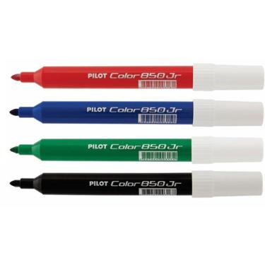 Imagem de Kit com 4 Caneta Hidrografica Color 850 Jr Pilot