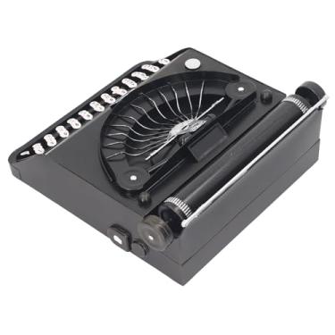 Imagem de Generic Modelo de Escrever Portátil Preto, Aparência Vívida do Modelo de Máquinas de Escrever Iron Antique, Design Bonito para o Escritório