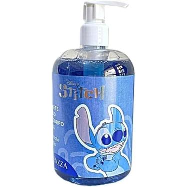 Imagem de Sabonete Liquido Stitch Fenzza 500ml- Limpeza Suave e Hidratantepara Corpo e Maos- Pele Macia e Refrescante para uso diario