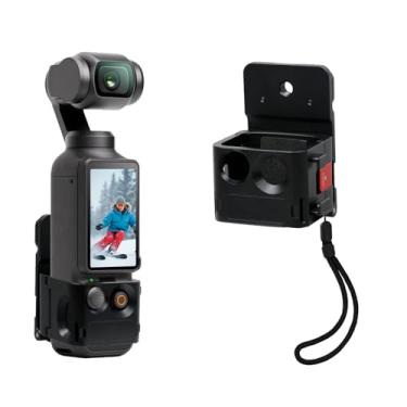 Imagem de QUASCO Acessórios adaptadores de expansão para DJI Osmo Pocket 3, suporte de gaiola protetora de alumínio com 1/4 furos de parafuso/adaptador Gopro