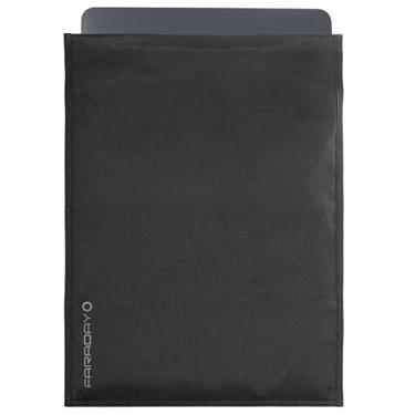 Imagem de Faraday Defense Faraday Bag Jacket Pro para laptops XL | Fecho magnético, blindagem – Aplicação da lei e militar, segurança de viagem e dados, privacidade, anti-rastreamento anti-hacking preto (laptop