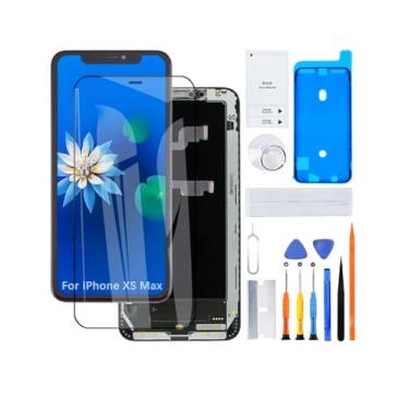 Imagem de Tela para iPhone Xs Max A1921 A2101 A2102 A2104 Substituição de tela LCD 3D Touch Full HD Touch Screen ID Digitalizador Montagem da moldura, adesivo à prova d'água, kits de reparo Novo