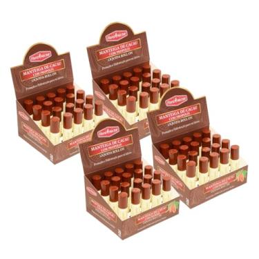 Imagem de Kit 4 Display Protetor Labial Rollon Manteiga Cacau própolis