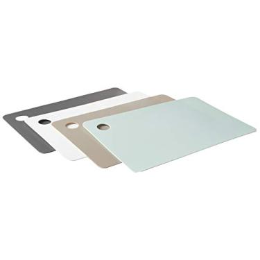 Imagem de Tovolo Tapetes de tábua de corte flexíveis pequenos para fatiar, cortar, cortar e preparar refeições, conjunto de 4, sortidos (61-33597)