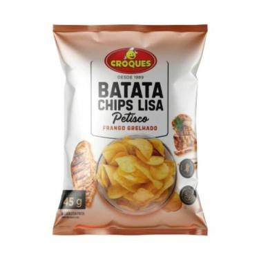 Imagem de Batata Chips Lisa Croques Petisco Frango Grelhado 45g