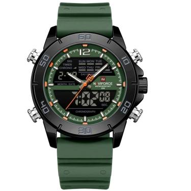 Imagem de Relógio masculino esportivo digital dual display esportivo à prova d´agua