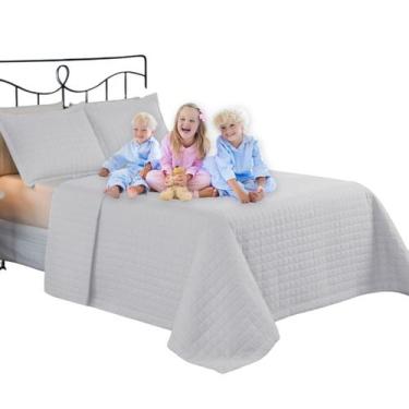 Imagem de Kit Cama King Size Copacabana Percal 300 Fios com Porta-Travesseiros -