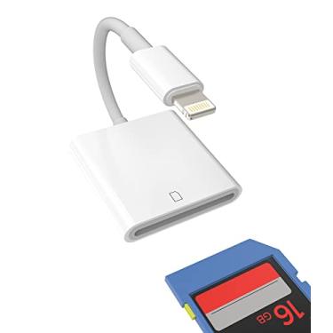 Imagem de Leitor de cartão SD para memória de câmera iPhone para Apple MFI certificado Lightning acessórios adaptador de visualização de fotografia de foto para 14 13 12 11 Pro Max X Xs XR 8 7 6 Plus Se para