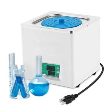 Imagem de Generic Banho-Maria De Laboratório 2,5 L, Aquecedor Elétrico Banho 110 V E 300 W, Tampa Ajustável Termostática Digital 99,9 °C, Proteção Contra Queimadura A Seco Para Experimentos Químicos Biológico