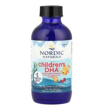 Imagem de Childrens DHA, Morango, 119 ml Nordic Naturals