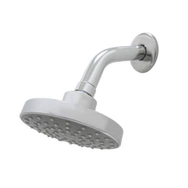 Imagem de Chuveiro Ducha Fria Parede Rubi Soft Articulável Redondo Cromado Aquecimento à Gas Ou Solar