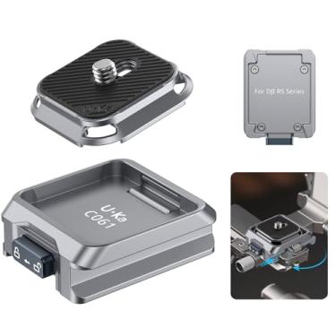 Imagem de ULANZI C061 Kit de Liberação Rápida C061 para Estabilizadores UKA, Compatível com DJI RS 2, RS 3, RS 3 Pro, RS 4, RS 4 Pro e RS 4 Mini, Sistema de Segurança Antiqueda