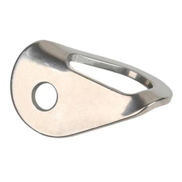 Imagem de IEUDNS Âncora de escalada, gancho de escalada, gancho de balanço, equipamento para atividades ao ar livre, suportes de aço inoxidável para rede esportiva, M8