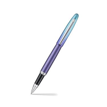 Imagem de Sheaffer Caneta esferográfica Expressions VFM 9430, gradiente perolado azul e roxo com acabamentos cromados