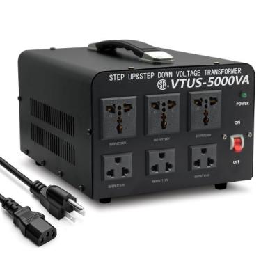 Imagem de Transformador conversor de tensão Cantonape 5000W 110-120V a 220-240V