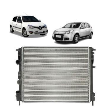 Imagem de Radiador Renault Logan 1.0/1.6 2007 2008 2009 2010 2011 2012 - Velox  
