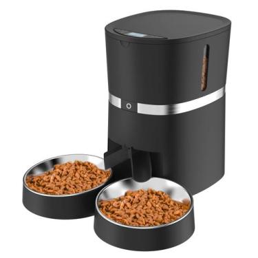 Imagem de Alimentador automático para gatos WellToBe Pet Feeder Dispensador de a
