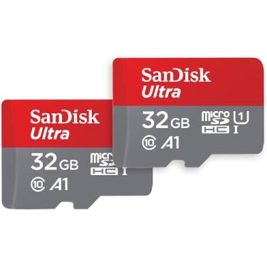 Imagem de Cartão Memória MicroSD 32GB Ultra 100MB/s SanDisk 2un