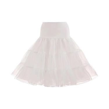 Imagem de Saia feminina de tule vintage dos anos 50 com meio deslizamento e tutu