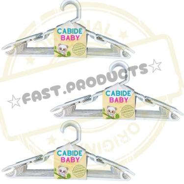 Imagem de Cabide Infantil Branco Kit 100 unidades para crianças de 0 a 05 anos. 