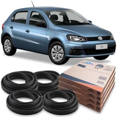 Imagem de Kit Borracha 4 Portas Guarnição VW Gol 2008 Em Diante - New Kar