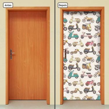 Imagem de Adesivo Decorativo de Porta - Motocicletas - Infantil - 1370cnpt - All