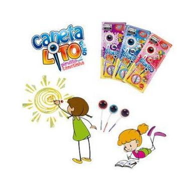 Imagem de Pirulito caneta olho lito c/24 - DOCE MIX