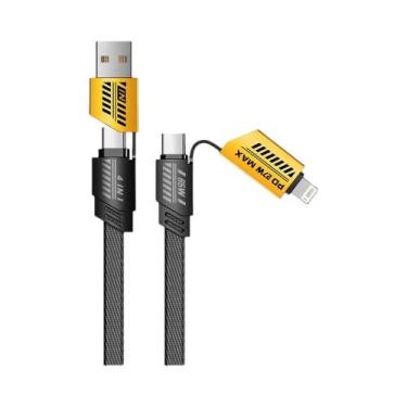 Imagem de Cabo Multifuncional 4 Em 1 De Carregamento Rápido 65W Para iPhone Huaw