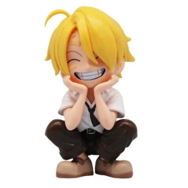 Imagem de Boneco de ação Sanji Smile Q Version Anime One Piece - sanmu