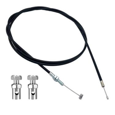 Imagem de ZeeKee Cabo de acelerador de 75 polegadas para Kandi GKA 90cc 110cc 125cc 150cc 200cc 250cc Go Cart Mini Bike Dirt Bike Motor Black Widow Yerf Dog Gas Scooter Buggy Cortador de grama Peças resistentes