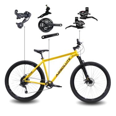 Imagem de Bicicleta Aro 29 Absolute 21 Marchas Quadro Alumínio Freio a Disco MTB (Amarelo, 19)