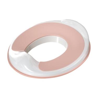Imagem de Kokiya Assento sanitário de viagem com gancho para pendurar, capa para assento sanitário para treinamento de penico para hotel, meninas, meninos, crianças, Rosa