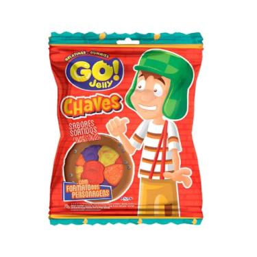 Imagem de Bala Goma de Gelatina Chaves (Sabores Sortidos) 12UN 70g - Go Jelly