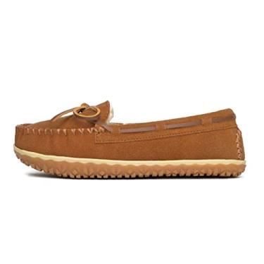 Imagem de Minnetonka Pantufas femininas de camur a Tilia, Marrom multi, 8
