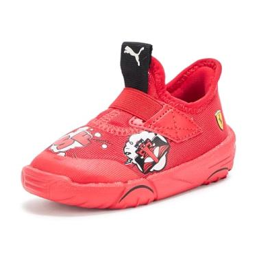 Imagem de PUMA Tênis infantil unissex Scuderia Ferrari sem cadarço, Rosso Corsa Ah25, 9 Toddler