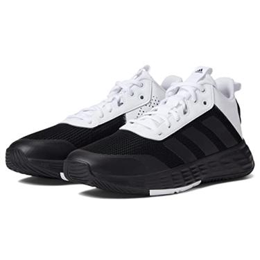 Imagem de adidas Own The Game 2.0 Lightmotion Sport Basketball Mid, Preto/Preto/Branco, 9