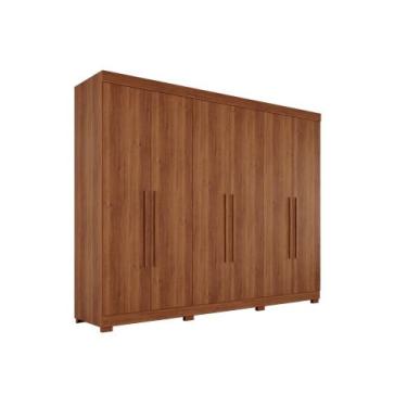 Imagem de Guarda-roupa Casal 6 Portas 6 Gavetas Órion Premium Salleto - Sallêto,