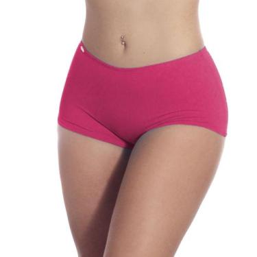 Imagem de Calcinha de Biquíni Shortinho Sunga Feminina - Estigma, GG, Rosa pink