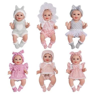 Imagem de Conjunto de roupas para bonecas BABESIDE para bonecas de 20-30 cm x6