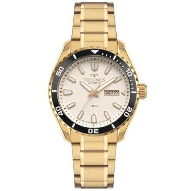 Imagem de Relógio Technos Masculino Automático Dourado - 8205PG/1X