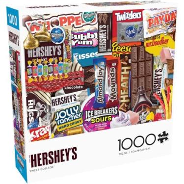 Imagem de Buffalo Games - Hershey - Sweet Collage - Quebra-cabeça de 1000 peças para adultos quebra-cabeça desafiador perfeito para noites de jogo - 1000 peças tamanho final é 27,75 x 19,75