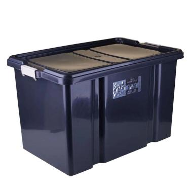 Imagem de Caixa Organizadora Cazza Premium em Plástico Preta 65L