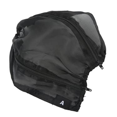 Imagem de ZJchao Capa contra Poeira do Chassi RC, Capa contra Poeira Respirável, Nylon Preto, Leve, à Prova de Lama Com Fita Dupla Face para TT01 TT02 1/10 RC A