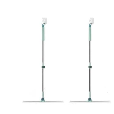 Imagem de Vassoura Rodo Mágico Silicone Grande 50cm Para Limpeza de Multiuso Piso Vidros Com Gancho Secos e Molhados Uso Duplo(KIT2)