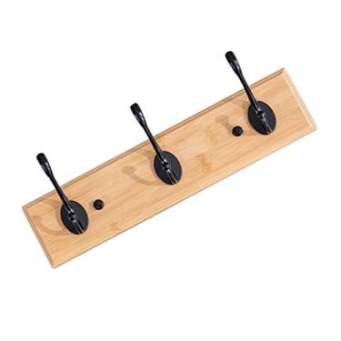 Imagem de URGDWEKJY Cabide de parede montado na parede cabide para casaco resistente gancho chapéu toalha gancho carteira chave adequado para entrada de corredor cabide de parede (A,34 cm)
