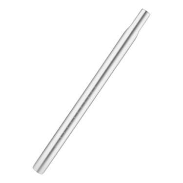 Imagem de Colaxi Canote de selim de bicicleta de liga leve com marcas de altura resistente para bicicletas urbanas de fácil instalação comprimento 350 mm, 25.4mmx350mm