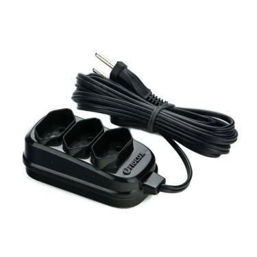 Imagem de Extensão Elétrica 3 Metros 3 Tomadas 2 X 0,75 Mm 10A Bipolar